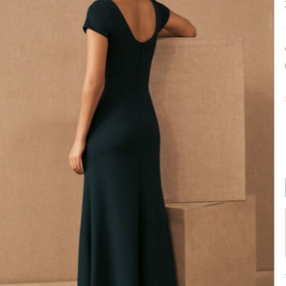 Matisse Cap Sleeve Crepe Dress - Emerald Green - Picture 8 of 8